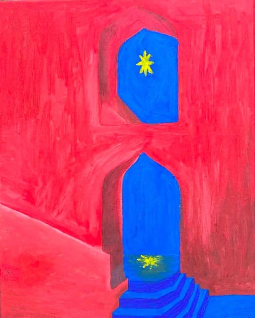 “Lille stjerne” (2025), maleri af Selma Frausing Binau